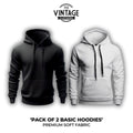 Pack of 2 Basic Hoodies