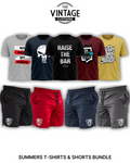 Pack of 9 Deal (5 Printed T-shirts & 4 Shorts)