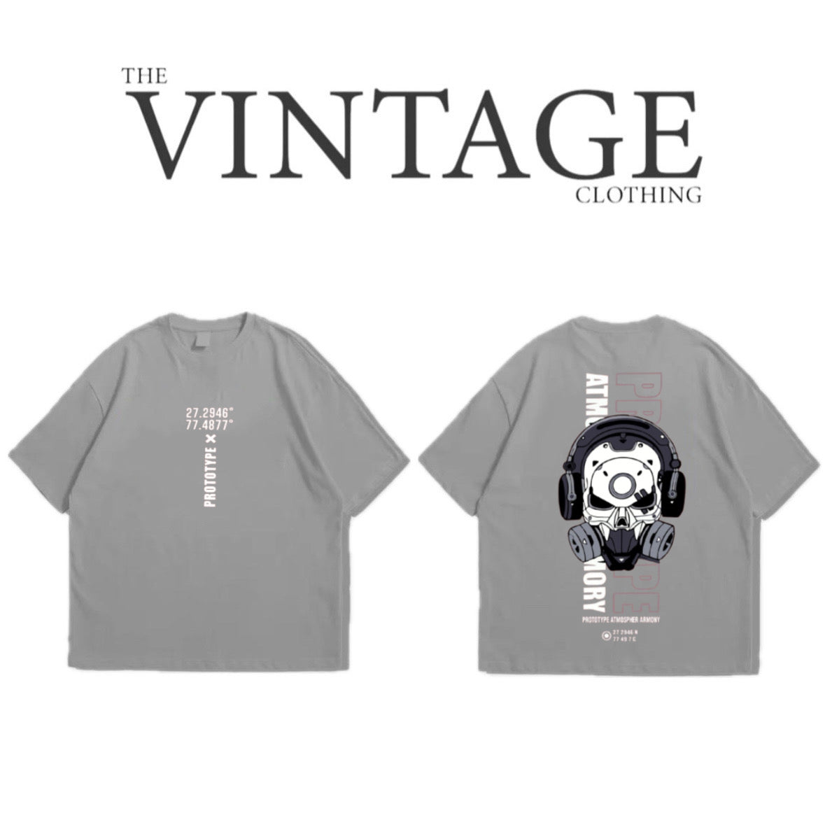 Prototype Oversized Dropshoulder Tee - DTF Printed Tshirt for Men and Women