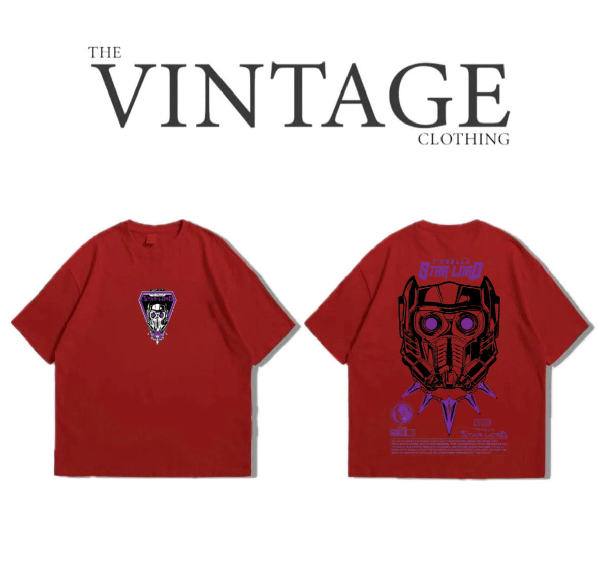 Starlord Oversized Dropshoulder Tee - DTF Printed Tshirt for Men and Women