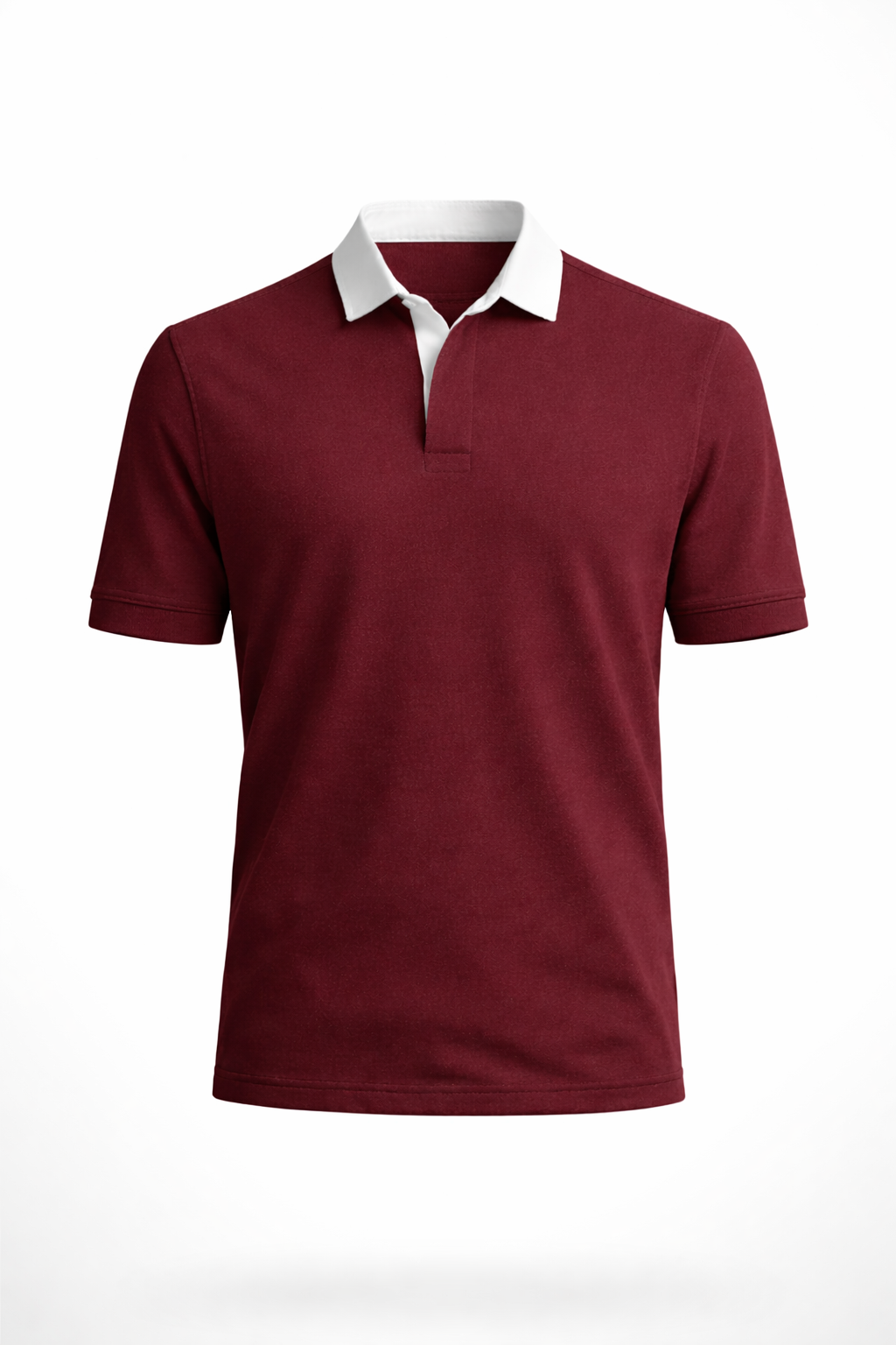 Pack of 2 Two Tone Johnny Collar Polos