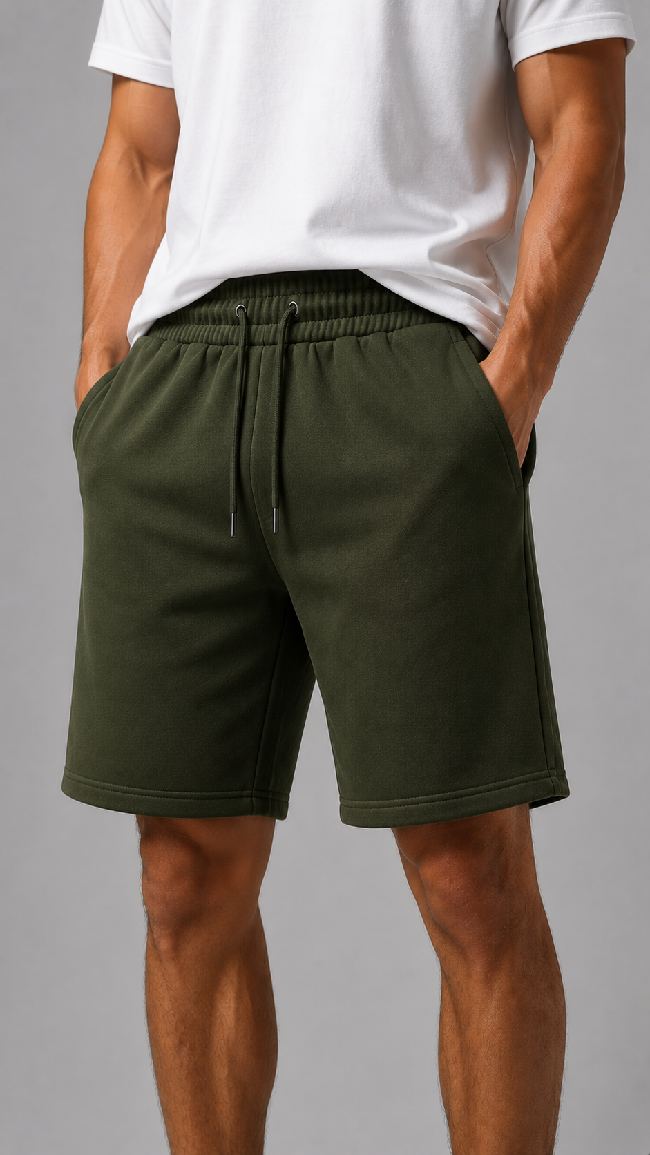 Pack of 4 Black,Charcoal,Green,Blue Summer Terry Shorts