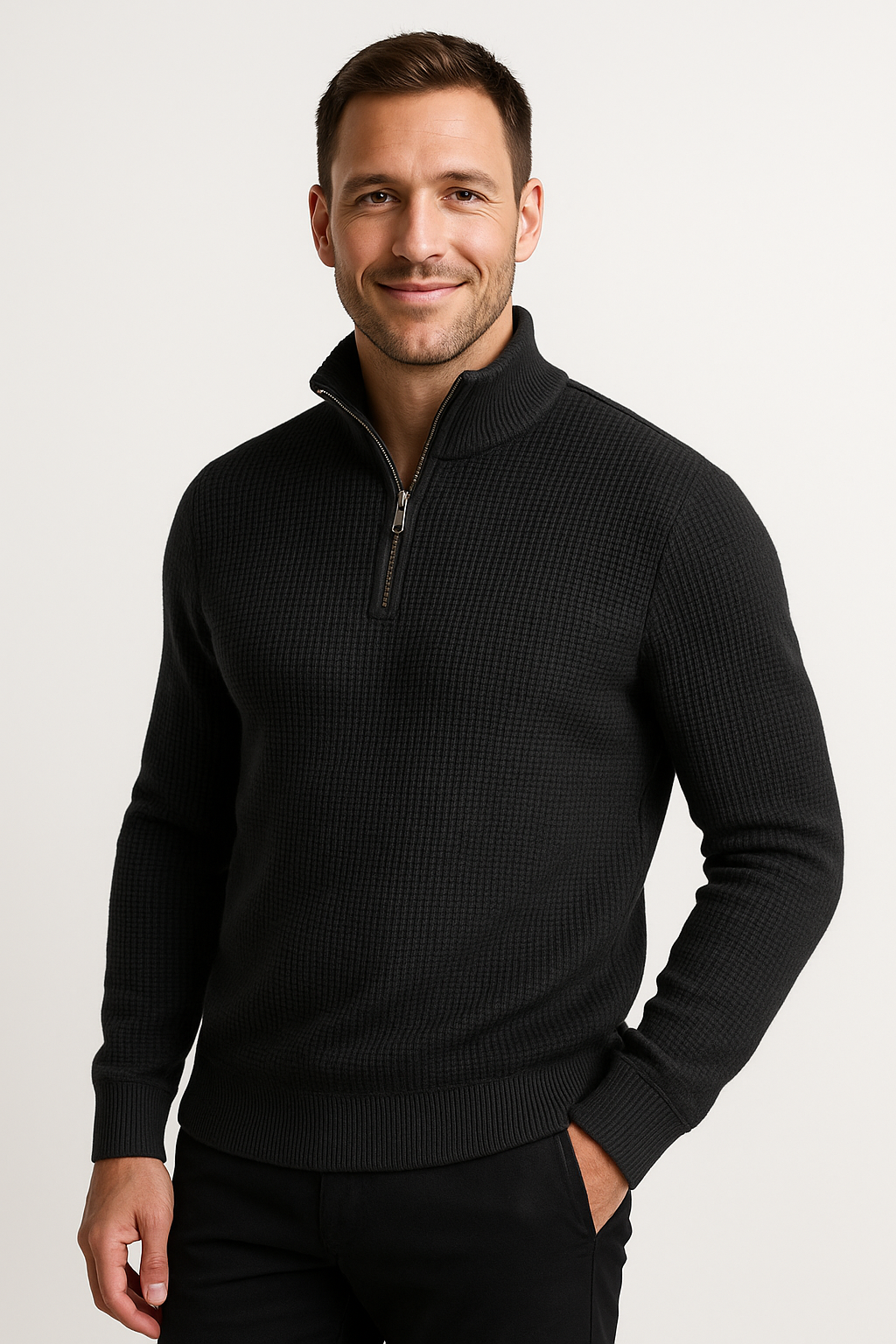 Pack of 2 WaffleZip Mocknecks
