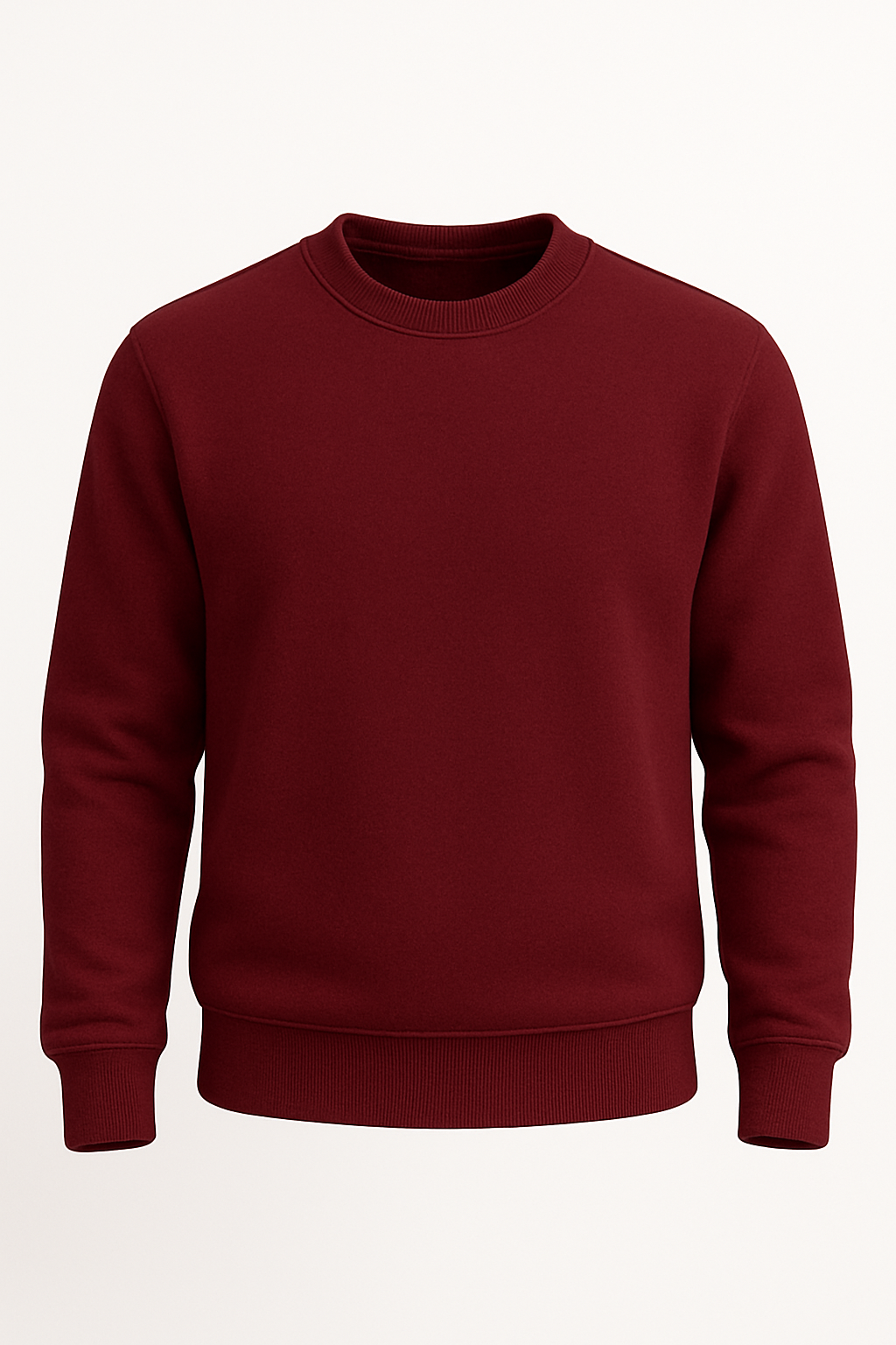 Pack of 2 Basic Maroon & Charcoal Premium Men’s Sweatshirt
