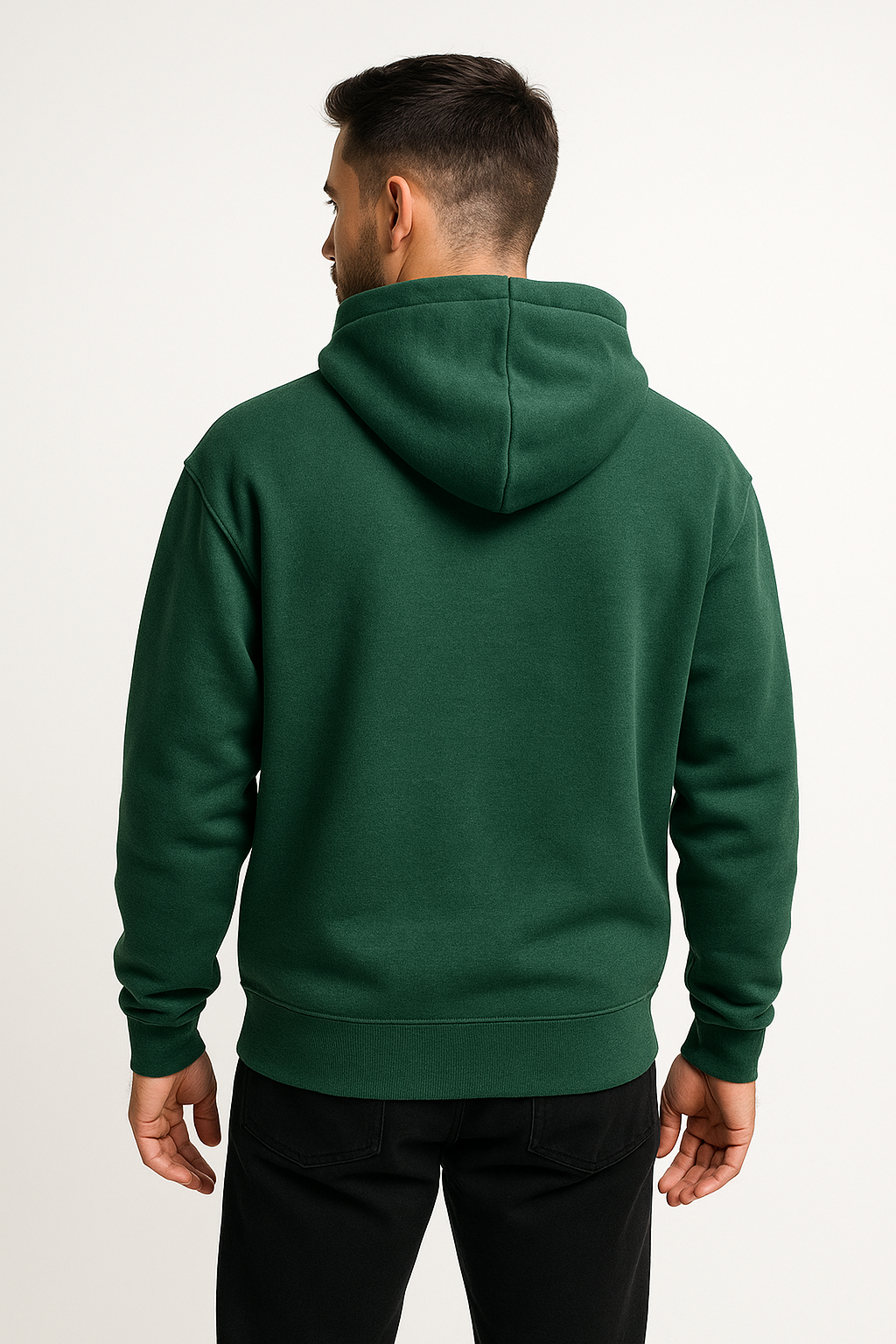 Pack of 2 Basic Charcoal & Green Hoodies