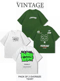Oversized Dropshoulder Graphic DTF Printed Tshirt For Men and Women