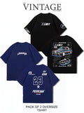 Oversized Dropshoulder Graphic DTF Printed Tshirt For Men and Women